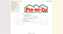 Desktop Screenshot of pro-mi-zu.de